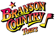 Branson Country Tours logo with bold, colorful lettering, representing trusted arrangements for Groups and Individual travelers interested in visiting Branson.